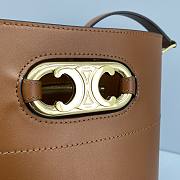 CELINE BUCKET MAILLON TRIOMPHE CARAMEL 193043 SIZE 25 X 29 X 22 CM - 5