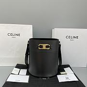CELINE BUCKET MAILLON TRIOMPHE BLACK 193043 SIZE 25 X 29 X 22 CM - 1