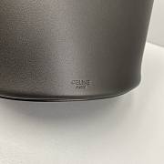 CELINE BUCKET MAILLON TRIOMPHE BLACK 193043 SIZE 25 X 29 X 22 CM - 4