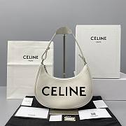 CELINE AVA BAG WITH CELINE PRINT WHITE 193953 SIZE 25 x 14 x 7 CM - 1