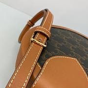 CELINE MEDIUM TAMBOUR BAG TRIOMPHE CANVAS 195192 SIZE 17 X 12 X 17 CM - 2