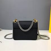 FENDI KAN I F SMALL BLACK 8BT286 SIZE 19 x 16 x 9 CM - 5