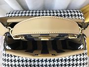 FENDI PEEKABOO ISEEU MEDIUM DOVE GRAY LEATHER 8BN321 SIZE 33CM - 5