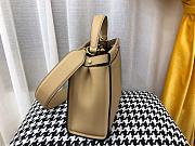 FENDI PEEKABOO ISEEU MEDIUM DOVE GRAY LEATHER 8BN321 SIZE 33CM - 3