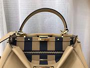 FENDI PEEKABOO ISEEU MEDIUM DOVE GRAY LEATHER 8BN321 SIZE 33CM - 4