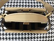 FENDI PEEKABOO ISEEU MINI DOVE GRAY LEATHER 8BN244 SIZE 23 CM - 6