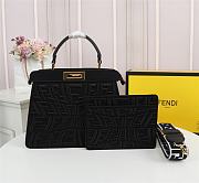 FENDI SARAH COLEMAN LIMITED EDTION PEEKABOO ISEEU BLACK 8BN321 SIZE 33 CM - 1