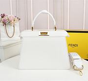 FENDI SARAH COLEMAN LIMITED EDTION PEEKABOO ISEEU WHITE 8BN321 SIZE 33 CM - 4