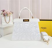 FENDI SARAH COLEMAN LIMITED EDTION PEEKABOO ISEEU WHITE 8BN321 SIZE 33 CM - 2