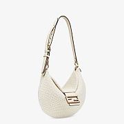 FENDI CROISSANT WHITE COTTON 8BR790 SIZE 29 x 22 x 3 CM - 2