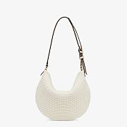 FENDI CROISSANT WHITE COTTON 8BR790 SIZE 29 x 22 x 3 CM - 4