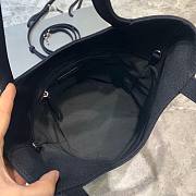 BALENCIAGA WAVE MEDIUM TOTE BAG BLACK 599332 SIZE 29 x 28.5 x 23 CM - 2