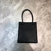 BALENCIAGA SHOPPING XXS TOTE BAG BLACK 597858 SIZE 19 x 8 x 21.5 CM - 4
