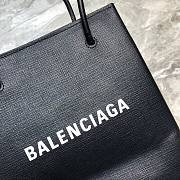 BALENCIAGA SHOPPING XXS TOTE BAG BLACK 597858 SIZE 19 x 8 x 21.5 CM - 2