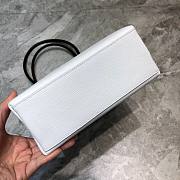 BALENCIAGA SHOPPING XXS TOTE BAG WHITE 597858 SIZE 19 x 8 x 21.5 CM - 5