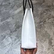 BALENCIAGA SHOPPING XXS TOTE BAG WHITE 597858 SIZE 19 x 8 x 21.5 CM - 4