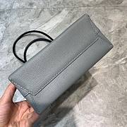 BALENCIAGA SHOPPING XXS TOTE BAG GRAY 597858 SIZE 19 x 8 x 21.5 CM - 5