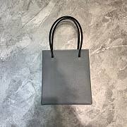 BALENCIAGA SHOPPING XXS TOTE BAG GRAY 597858 SIZE 19 x 8 x 21.5 CM - 4