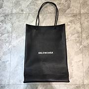 BALENCIAGA SHOPPING TOTE BAG M BLACK 482545 SIZE 32 x 10 x 43 CM - 1