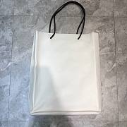 BALENCIAGA SHOPPING TOTE BAG M WHITE 482545 SIZE 32 x 10 x 43 CM - 4