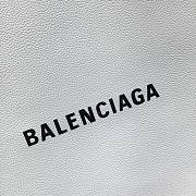 BALENCIAGA SHOPPING TOTE BAG M WHITE 482545 SIZE 32 x 10 x 43 CM - 5
