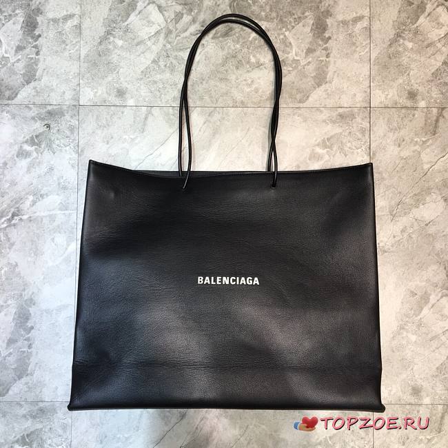 BALENCIAGA SHOPPING TOTE BAG L BLACK 482543 SIZE 55 x 13 x 45 CM - 1