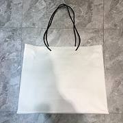 BALENCIAGA SHOPPING TOTE BAG L WHITE 482543 SIZE 55 x 13 x 45 CM - 5