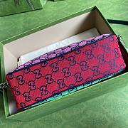 GUCCI GG MARMONT MULTICOLOR CANVAS SMALL SHOULDER BAG 447632 SIZE 24 CM - 2