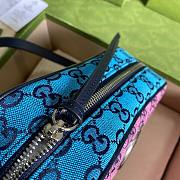 GUCCI GG MARMONT MULTICOLOR CANVAS SMALL SHOULDER BAG 447632 SIZE 24 CM - 3