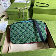 GUCCI GG MARMONT MULTICOLOR CANVAS SMALL SHOULDER BAG 447632 SIZE 24 CM - 6