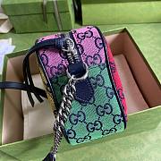 GUCCI GG MARMONT MULTICOLOR 1 CANVAS SMALL SHOULDER BAG 447632 SIZE 24 CM - 3