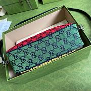 GUCCI GG MARMONT MULTICOLOR 1 CANVAS SMALL SHOULDER BAG 447632 SIZE 24 CM - 5