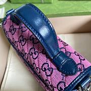 GUCCI GG MARMONT PINK MINI TOP HANDLE BAG 583571 SIZE 20 CM - 2