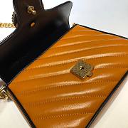 GUCCI GG MARMONT BROWN LEATHER MINI TOP HANDLE BAG 583571 SIZE 20 CM - 5