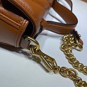 GUCCI GG MARMONT FULL BROWN MINI TOP HANDLE BAG 583571 SIZE 20 CM - 6