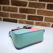 GUCCI GG MARMONT PASTEL COLOR MINI TOP HANDLE BAG 583571 SIZE 20 CM - 5