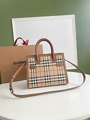 BURBERRY MINI VINTAGE TITLE BAG BEIGE 80252661 SIZE 26 CM - 5