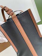 BURBERRY SMALL PEGGY BUCKET BAG BLACK 80268241 SIZE 21 x 16.5 x 25 CM - 6