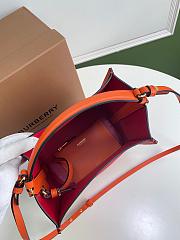 BURBERRY SMALL PEGGY BUCKET BAG RED 80268241 SIZE 21 x 16.5 x 25 CM - 4