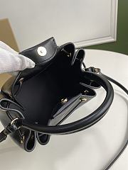 BURBERRY MONOGRAM BLACK BUCKET BAG 80265951 SIZE 16 x 15 x 17.5 CM - 4