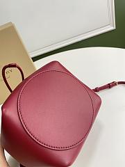 BURBERRY MONOGRAM RED BUCKET BAG 80265951 SIZE 16 x 15 x 17.5 CM - 2