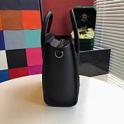  CELINE NANO LUGGAGE HANDBAG BLACK GRAIN LEATHER 189243 SIZE 20 CM - 6