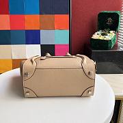 CELINE MICRO LUGGAGE HANDBAG BEIGE GRAIN LEATHER 189793 SIZE 27 CM - 2
