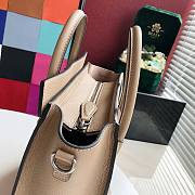CELINE NANO LUGGAGE HANDBAG BEIGE GRAIN LEATHER 189243 SIZE 20 CM - 2