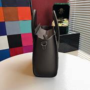 CELINE NANO LUGGAGE HANDBAG DARK OLIVE GRAIN LEATHER 189243 SIZE 20 CM - 4