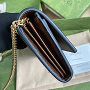 GUCCI JACKIE 1961 GG SUPREME CHAIN WALLET 652681 SIZE 19 x 10 x 3.5 CM - 6