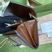 GUCCI JACKIE 1961 GG SUPREME CHAIN WALLET 652681 SIZE 19 x 10 x 3.5 CM - 5