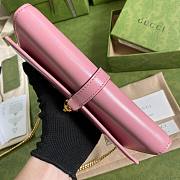 GUCCI JACKIE 1961 LIGHT PINK CHAIN WALLET 652681 SIZE 19 x 10 x 3.5 CM - 5