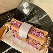 LV SINCE 1854 PETITE MALLE BOX BAG RED M57213 SIZE 19 x 11.5 x 5 CM - 6