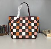 LV NEVERFUL MM WOVEN PINK/ORANGE M40993 SIZE 32 x 29 x 17 CM - 1